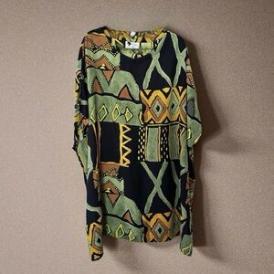 Vintage African Print Kaftan